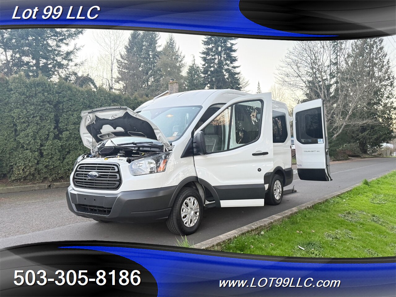 2018 Ford Transit MID Roof ** 54k ** WHEELCHAIR VAN** 5 Passenger  34 " BraunAbility Rear Lift 1-Owner Service History - Photo 29 - Milwaukie, OR 97267