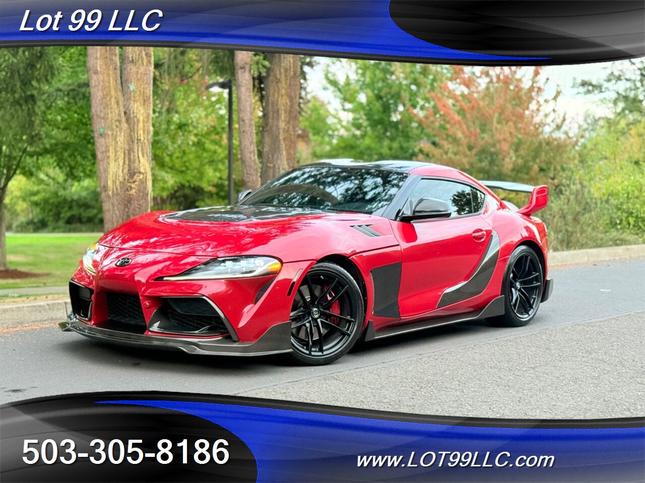 2020 Toyota Supra GR Launch Edition Carbon Fiber BodyKit ecutek Tune  HKS Exhaust Carbon Hood-Steering Wheel - Photo 81 - Milwaukie, OR 97267