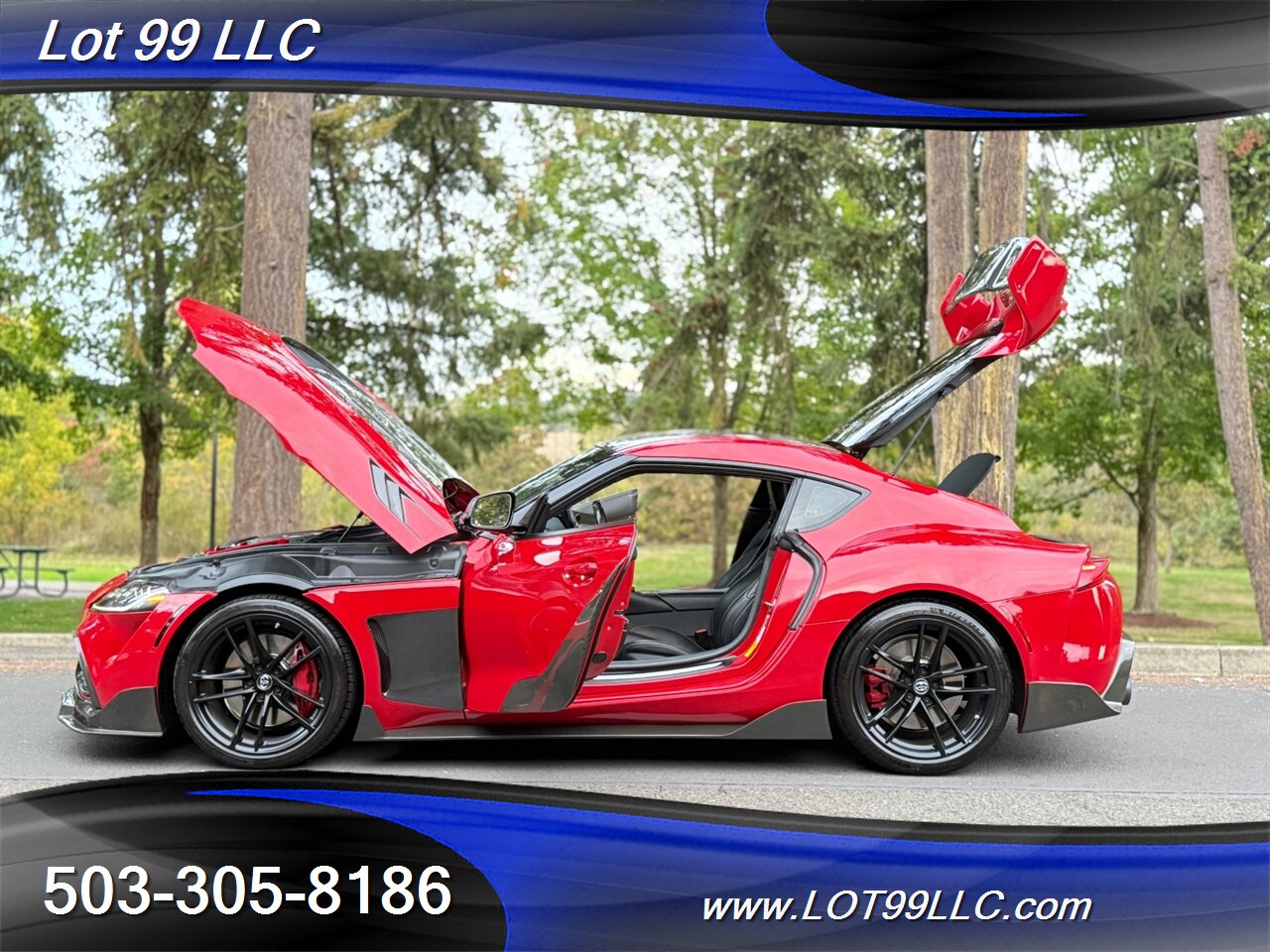 2020 Toyota Supra GR Launch Edition Carbon Fiber BodyKit ecutek Tune  HKS Exhaust Carbon Hood-Steering Wheel - Photo 119 - Milwaukie, OR 97267