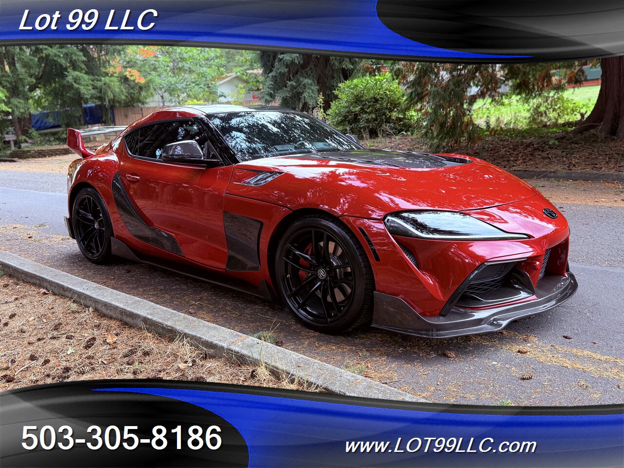 2020 Toyota Supra GR Launch Edition Carbon Fiber BodyKit ecutek Tune  HKS Exhaust Carbon Hood-Steering Wheel - Photo 30 - Milwaukie, OR 97267