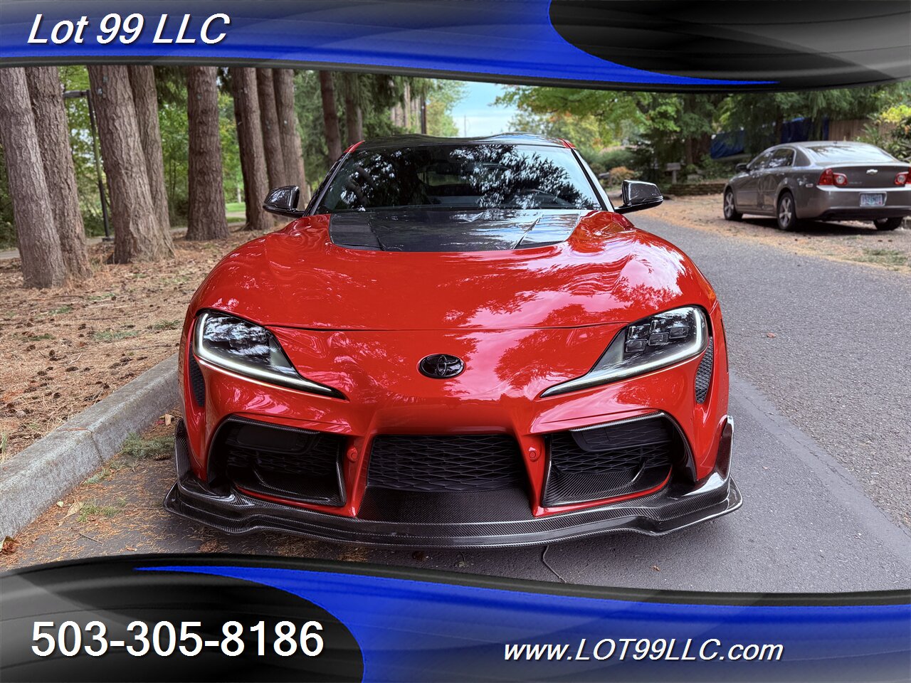 2020 Toyota Supra GR Launch Edition Carbon Fiber BodyKit ecutek Tune  HKS Exhaust Carbon Hood-Steering Wheel - Photo 27 - Milwaukie, OR 97267