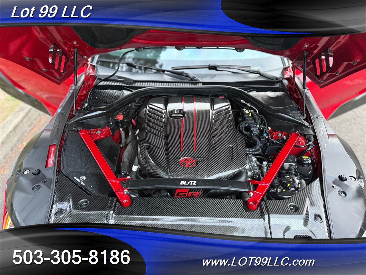 2020 Toyota Supra GR Launch Edition Carbon Fiber BodyKit ecutek Tune  HKS Exhaust Carbon Hood-Steering Wheel - Photo 14 - Milwaukie, OR 97267