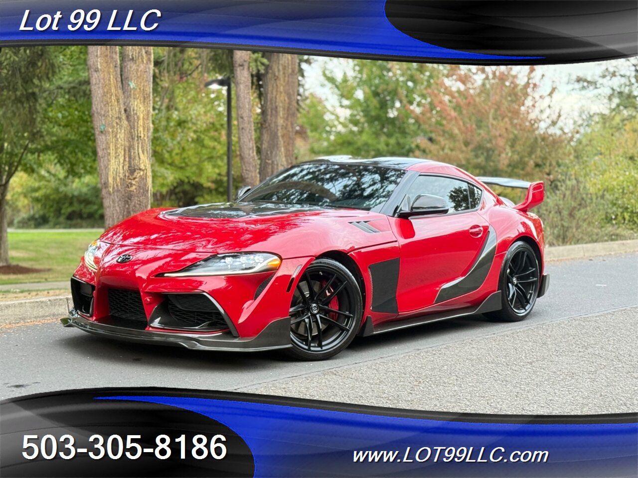 2020 Toyota Supra GR Launch Edition Carbon Fiber BodyKit ecutek Tune  HKS Exhaust Carbon Hood-Steering Wheel - Photo 80 - Milwaukie, OR 97267