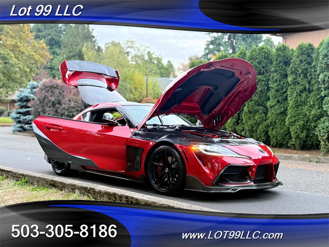 2020 Toyota Supra GR Launch Edition Carbon Fiber BodyKit ecutek Tune  HKS Exhaust Carbon Hood-Steering Wheel - Photo 129 - Milwaukie, OR 97267