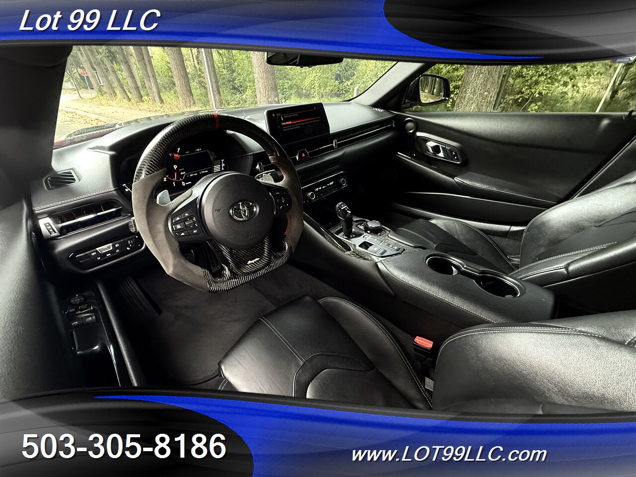 2020 Toyota Supra GR Launch Edition Carbon Fiber BodyKit ecutek Tune  HKS Exhaust Carbon Hood-Steering Wheel - Photo 38 - Milwaukie, OR 97267