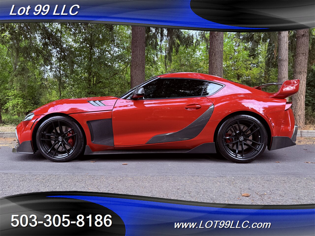 2020 Toyota Supra GR Launch Edition Carbon Fiber BodyKit ecutek Tune  HKS Exhaust Carbon Hood-Steering Wheel - Photo 25 - Milwaukie, OR 97267