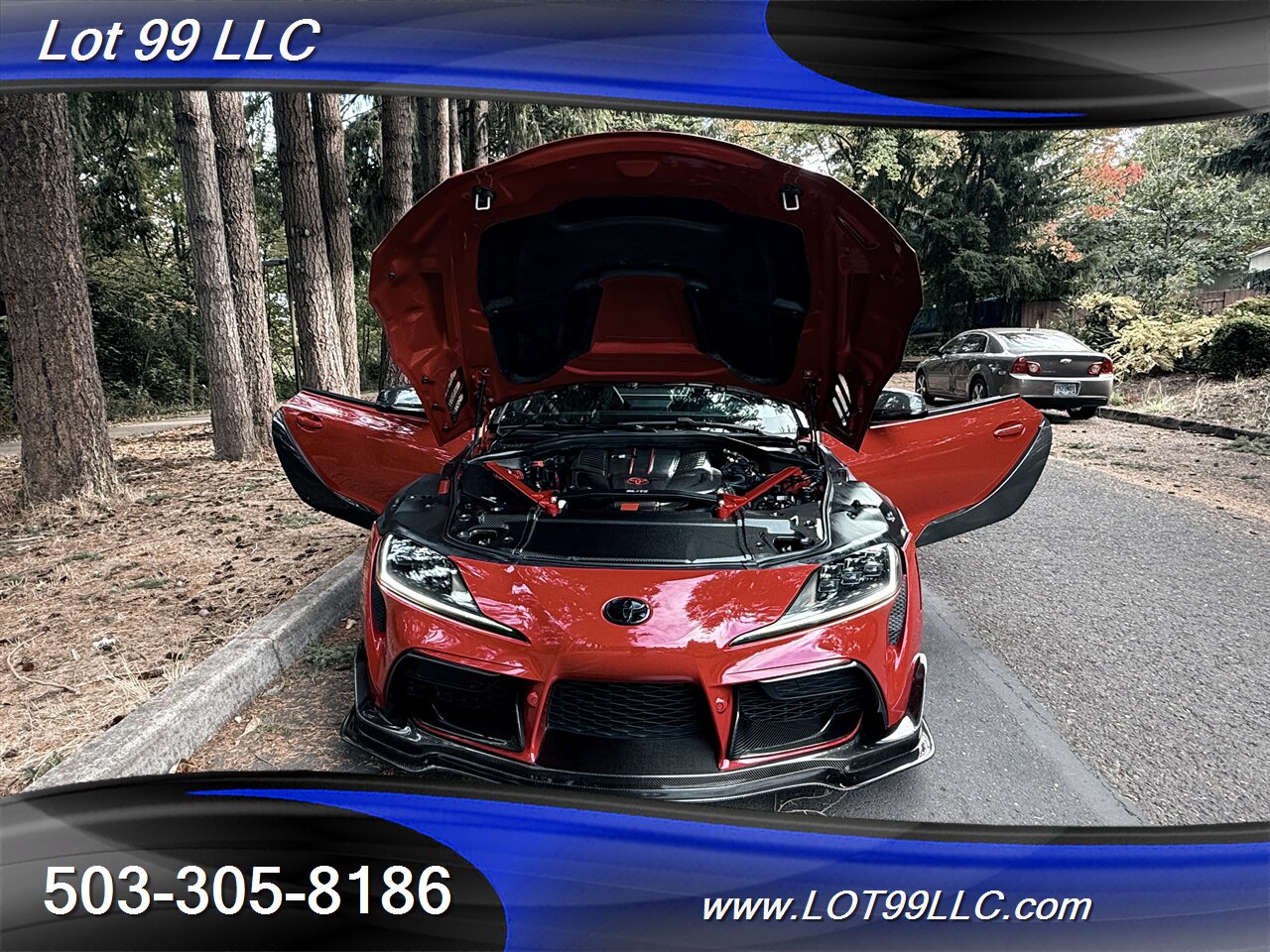 2020 Toyota Supra GR Launch Edition Carbon Fiber BodyKit ecutek Tune  HKS Exhaust Carbon Hood-Steering Wheel - Photo 69 - Milwaukie, OR 97267