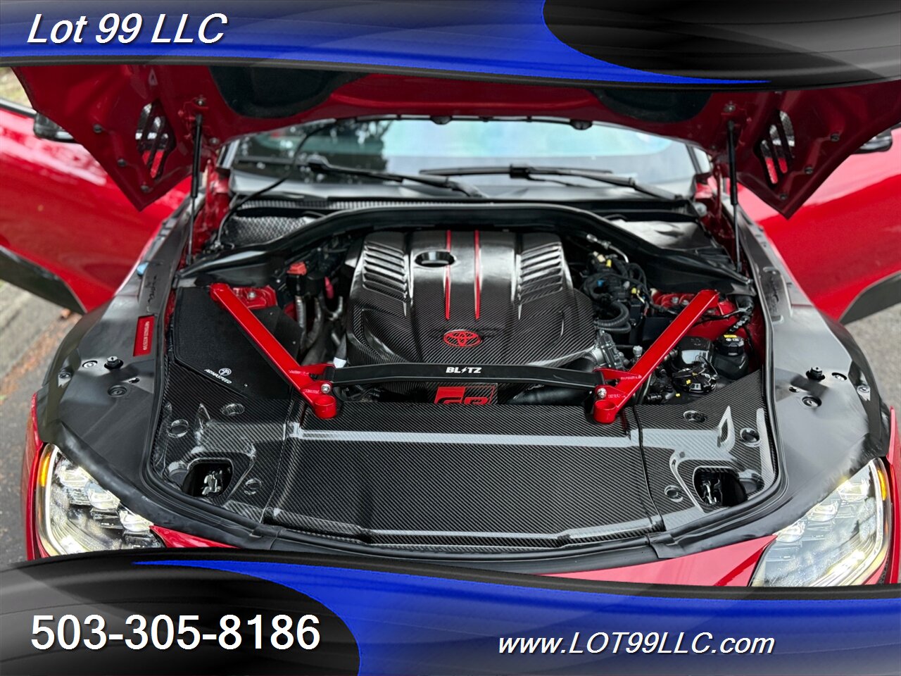 2020 Toyota Supra GR Launch Edition Carbon Fiber BodyKit ecutek Tune  HKS Exhaust Carbon Hood-Steering Wheel - Photo 125 - Milwaukie, OR 97267