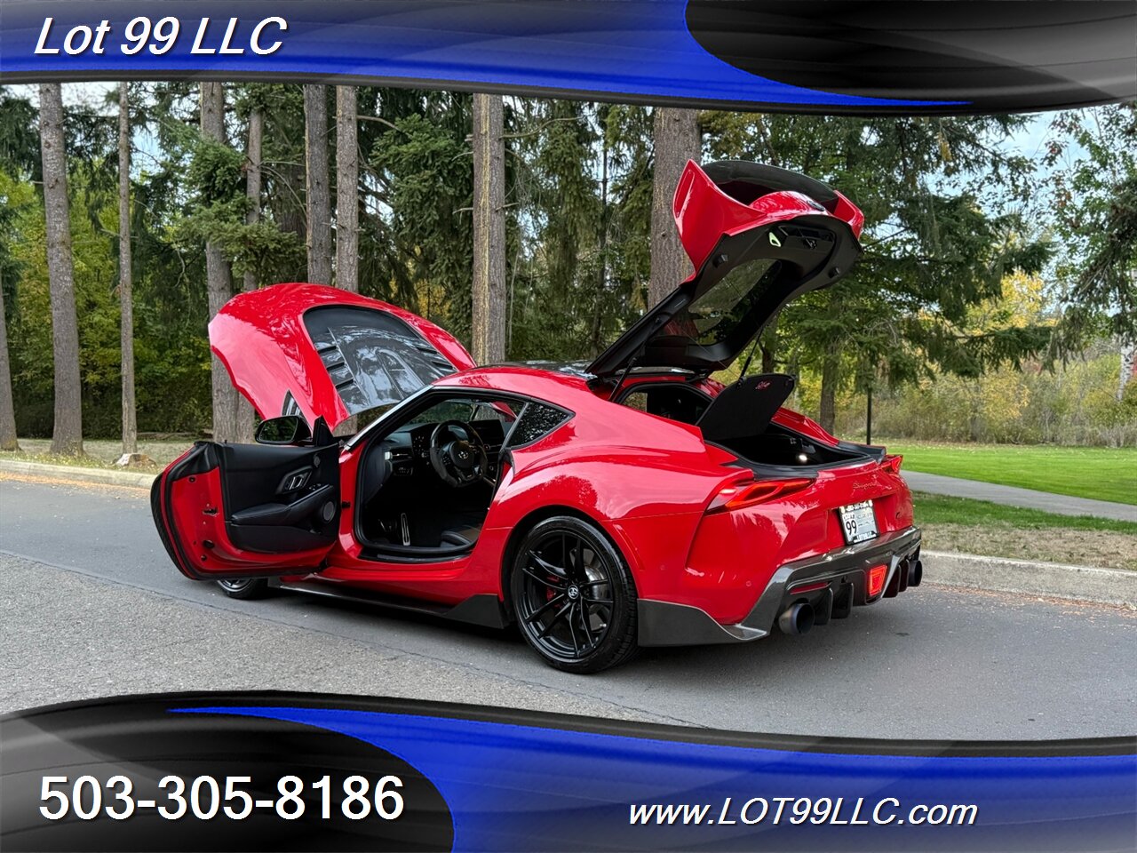 2020 Toyota Supra GR Launch Edition Carbon Fiber BodyKit ecutek Tune  HKS Exhaust Carbon Hood-Steering Wheel - Photo 137 - Milwaukie, OR 97267