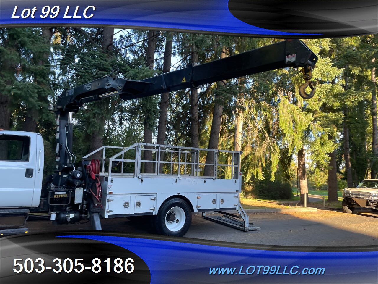 2007 Ford F650 OTR TIRE SERVICE TRUCK with CRANE and Lift Gate   - Photo 4 - Milwaukie, OR 97267