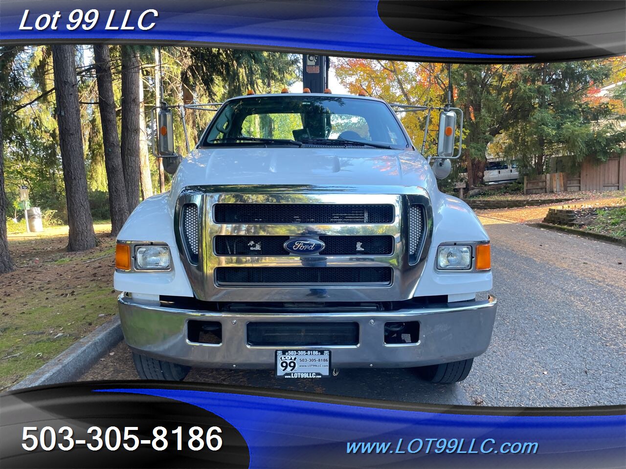 2007 Ford F650 OTR TIRE SERVICE TRUCK with CRANE and Lift Gate   - Photo 8 - Milwaukie, OR 97267