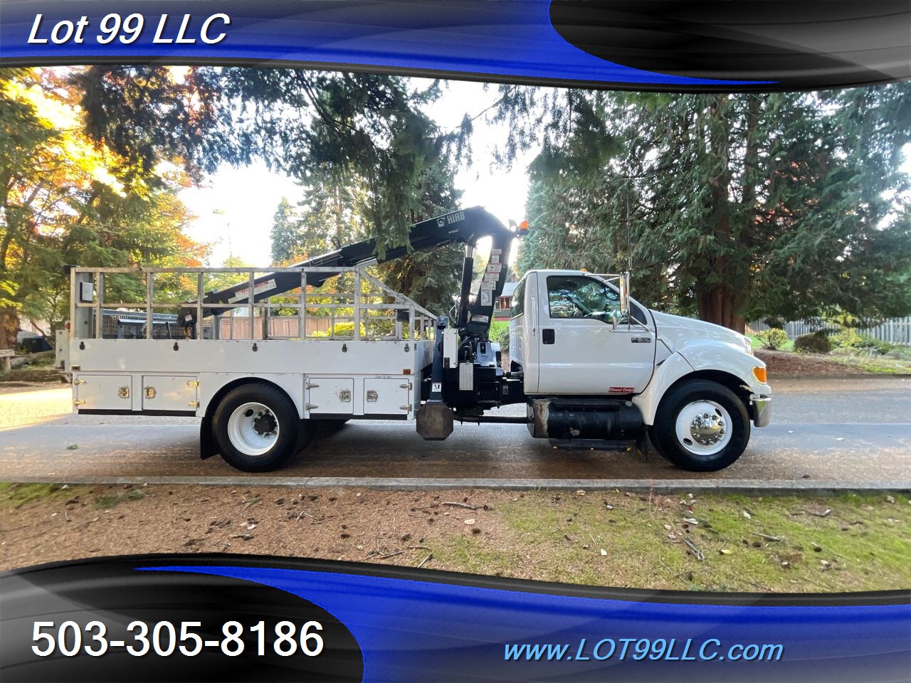 2007 Ford F650 OTR TIRE SERVICE TRUCK with CRANE and Lift Gate   - Photo 10 - Milwaukie, OR 97267