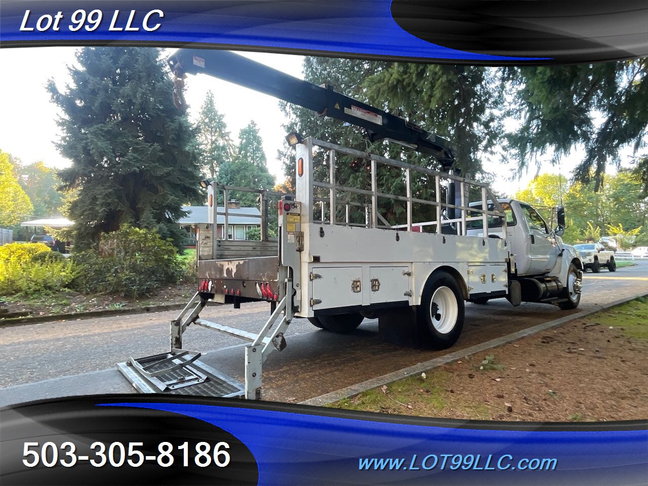 2007 Ford F650 OTR TIRE SERVICE TRUCK with CRANE and Lift Gate   - Photo 22 - Milwaukie, OR 97267