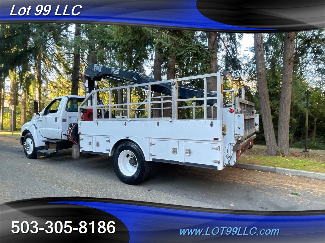 2007 Ford F650 OTR TIRE SERVICE TRUCK with CRANE and Lift Gate   - Photo 13 - Milwaukie, OR 97267