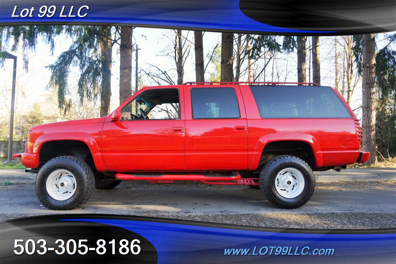 1995 GMC Suburban K2500 4X4 V8 Auto Leather 3 Row LIFTED Weld Wheels   - Photo 1 - Milwaukie, OR 97267