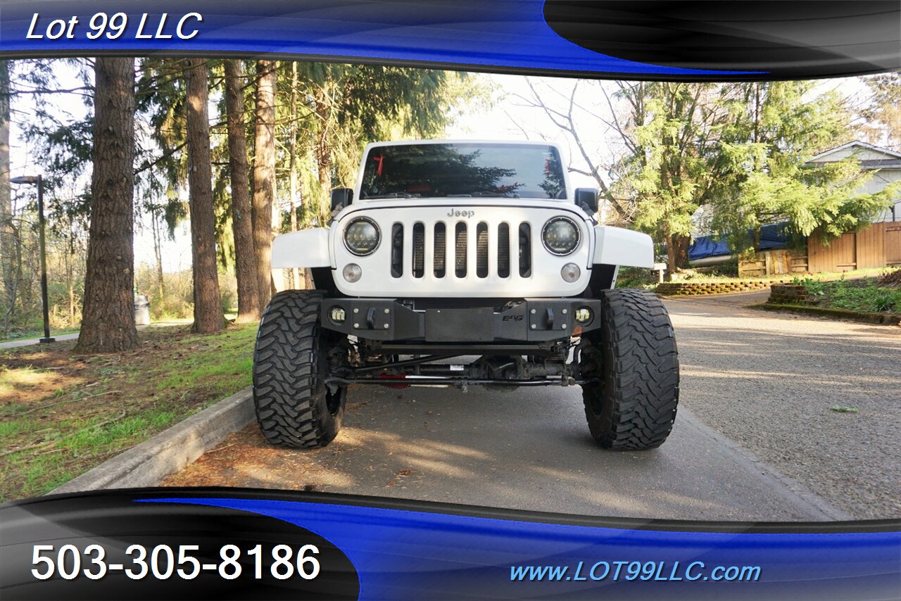 2014 Jeep Wrangler Unlimited Sahara 4x4 RED Leather Seats HARD TOP   - Photo 6 - Milwaukie, OR 97267