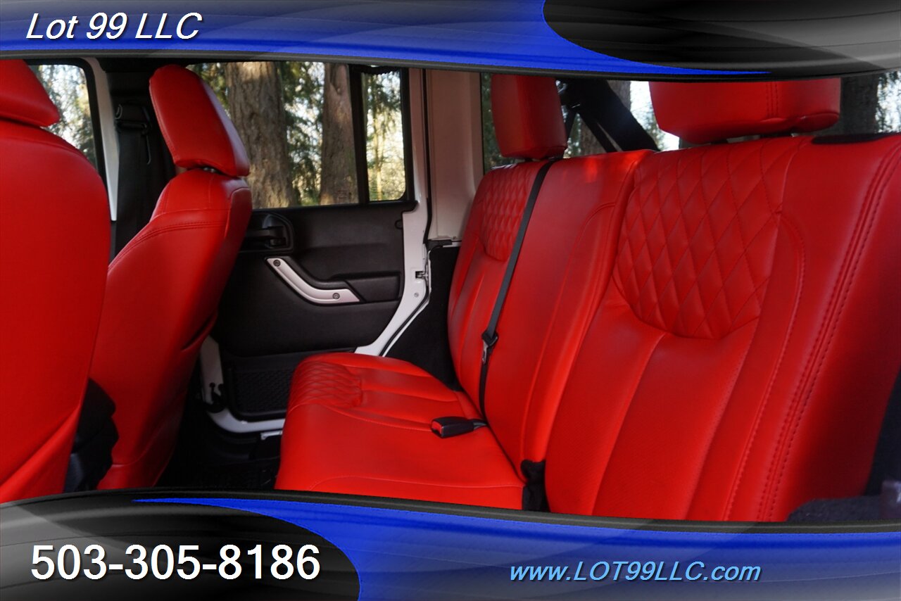 2014 Jeep Wrangler Unlimited Sahara 4x4 RED Leather Seats HARD TOP   - Photo 14 - Milwaukie, OR 97267