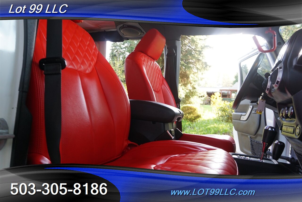 2014 Jeep Wrangler Unlimited Sahara 4x4 RED Leather Seats HARD TOP   - Photo 18 - Milwaukie, OR 97267