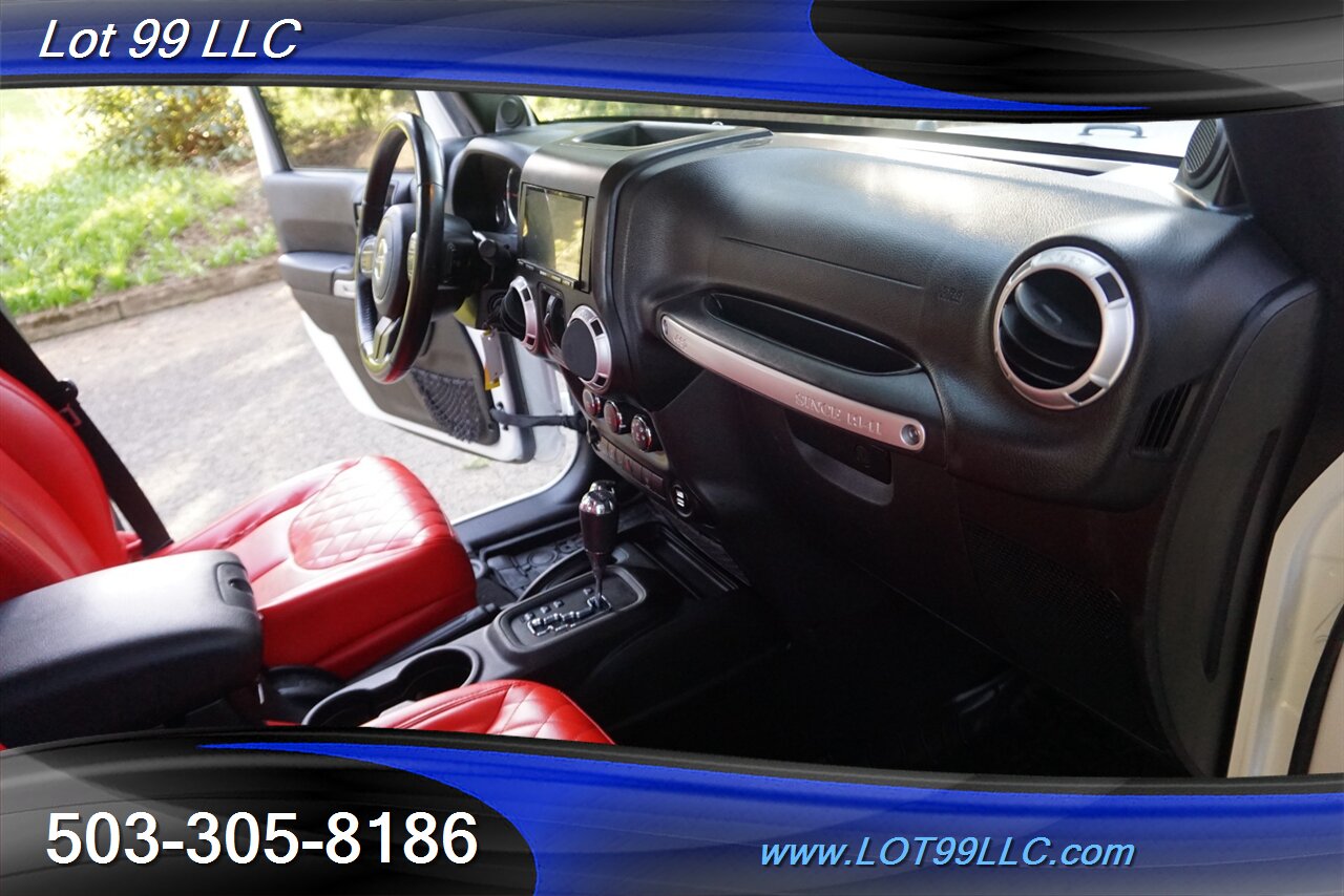 2014 Jeep Wrangler Unlimited Sahara 4x4 RED Leather Seats HARD TOP   - Photo 17 - Milwaukie, OR 97267