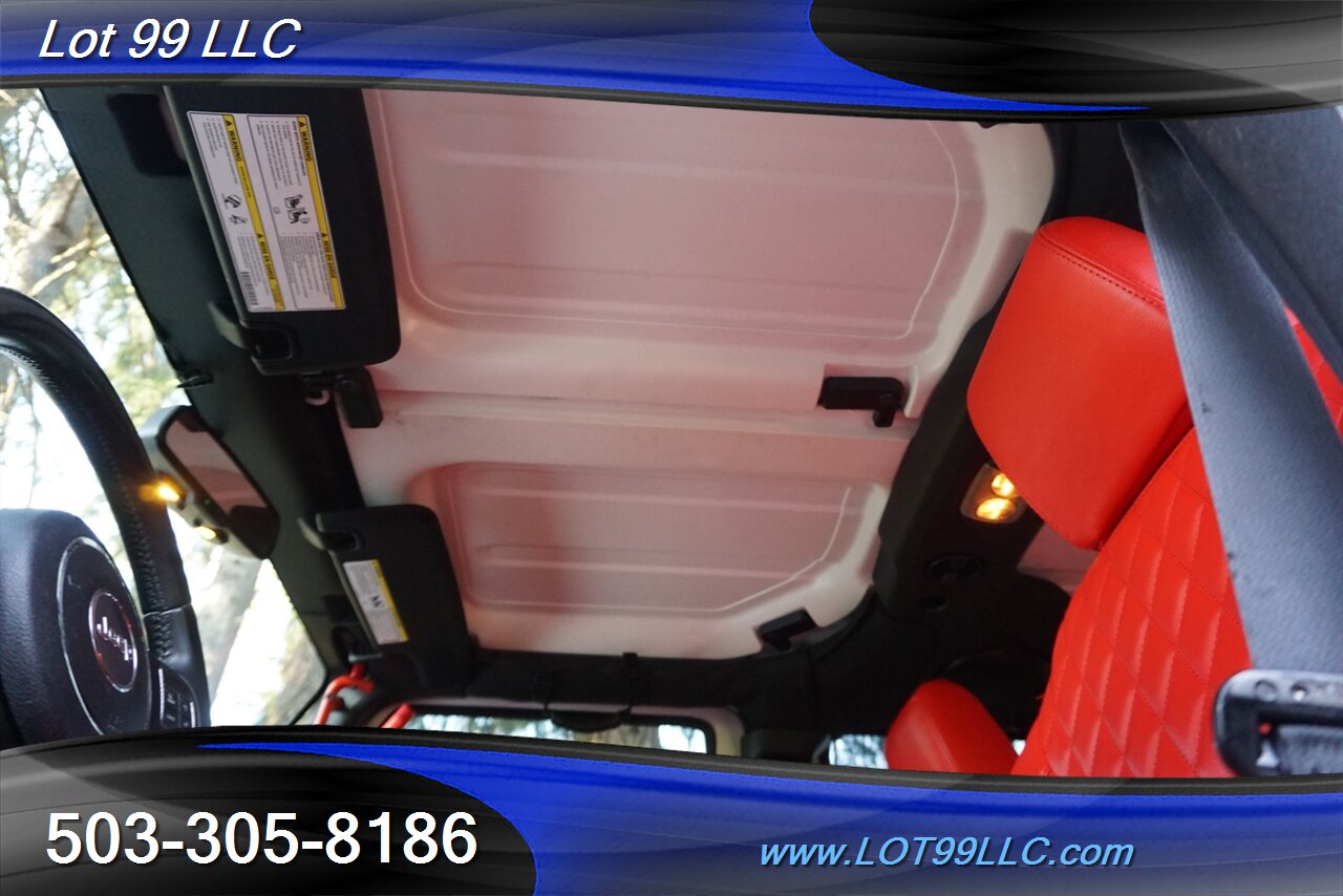 2014 Jeep Wrangler Unlimited Sahara 4x4 RED Leather Seats HARD TOP   - Photo 13 - Milwaukie, OR 97267