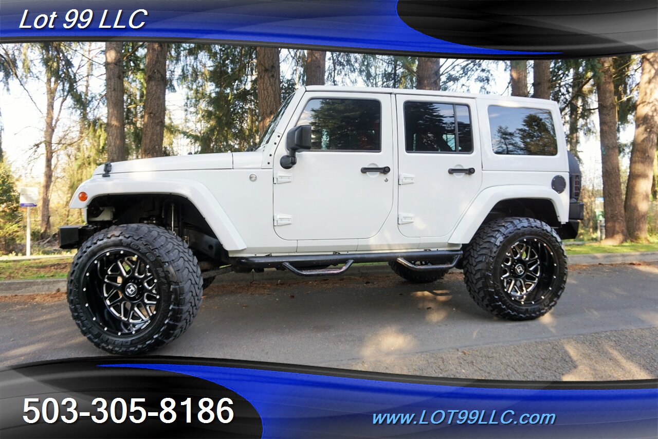 2014 Jeep Wrangler Unlimited Sahara 4x4 RED Leather Seats HARD TOP   - Photo 5 - Milwaukie, OR 97267