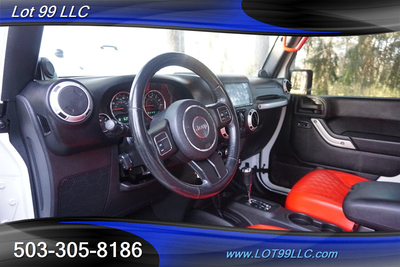 2014 Jeep Wrangler Unlimited Sahara 4x4 RED Leather Seats HARD TOP   - Photo 25 - Milwaukie, OR 97267