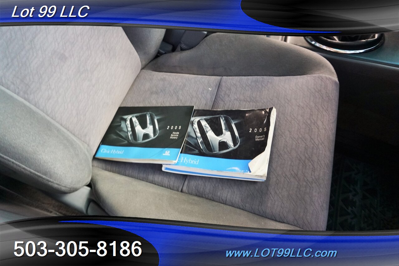 2005 Honda Civic Hybrid Sedan 1.3L 5 Speed Manual 45 MPG - Photo 34 - Milwaukie, OR 97267