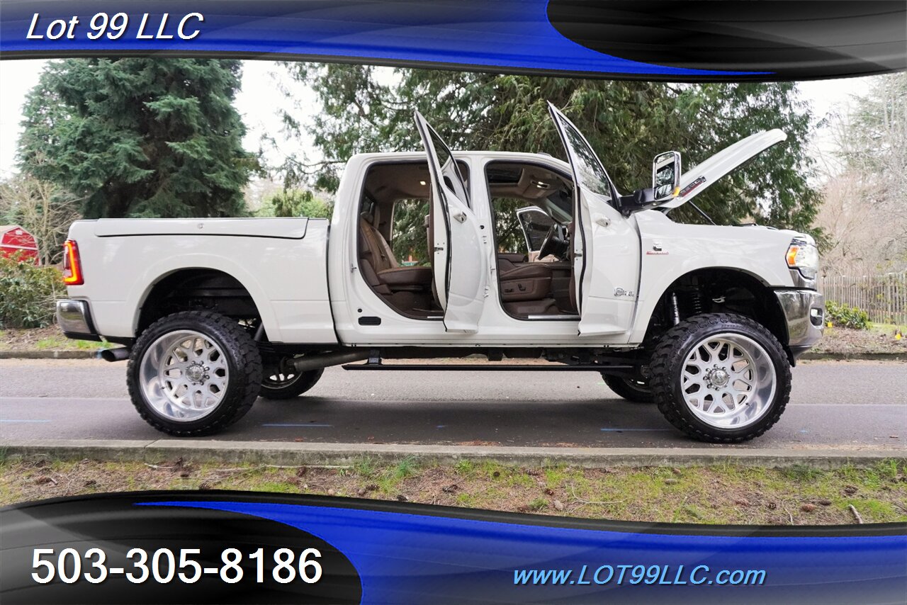2019 RAM 3500 Laramie Longhorn 4X4 6.7L Cummins  ZONE OFF ROAD LIFT FOX SHOCKS 24X14 AMERICAN FORCES NEW 37S TIRES - Photo 31 - Milwaukie, OR 97267