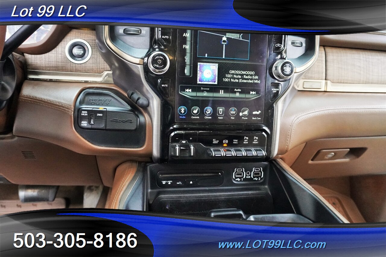 2019 RAM 3500 Laramie Longhorn 4X4 6.7L Cummins  ZONE OFF ROAD LIFT FOX SHOCKS 24X14 AMERICAN FORCES NEW 37S TIRES - Photo 23 - Milwaukie, OR 97267