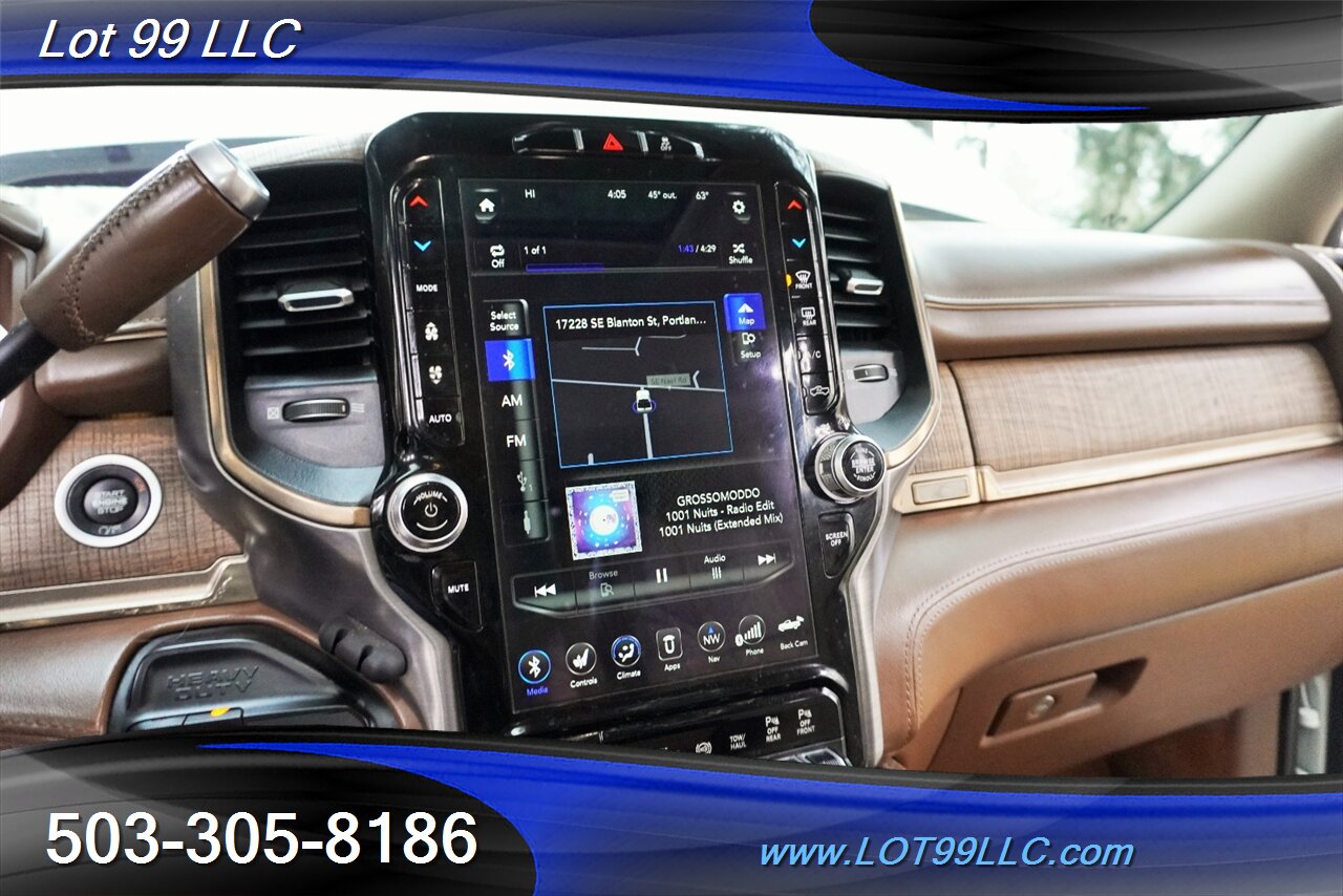 2019 RAM 3500 Laramie Longhorn 4X4 6.7L Cummins  ZONE OFF ROAD LIFT FOX SHOCKS 24X14 AMERICAN FORCES NEW 37S TIRES - Photo 22 - Milwaukie, OR 97267