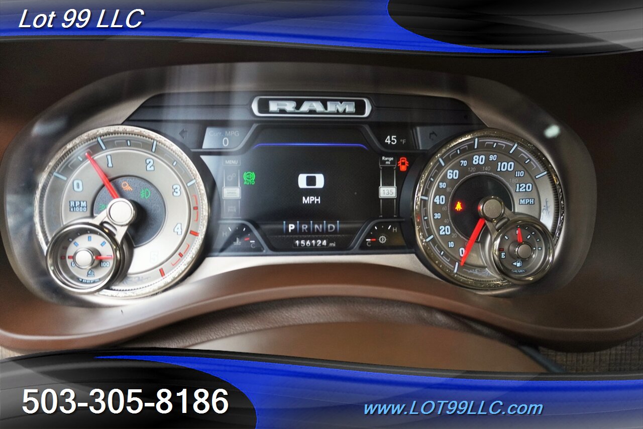 2019 RAM 3500 Laramie Longhorn 4X4 6.7L Cummins  ZONE OFF ROAD LIFT FOX SHOCKS 24X14 AMERICAN FORCES NEW 37S TIRES - Photo 21 - Milwaukie, OR 97267