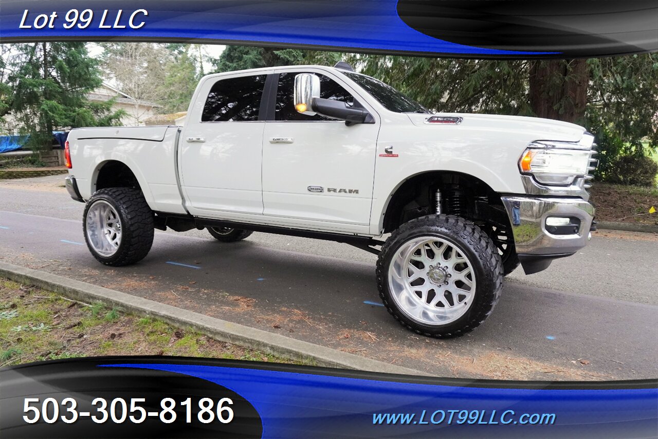 2019 RAM 3500 Laramie Longhorn 4X4 6.7L Cummins  ZONE OFF ROAD LIFT FOX SHOCKS 24X14 AMERICAN FORCES NEW 37S TIRES - Photo 7 - Milwaukie, OR 97267