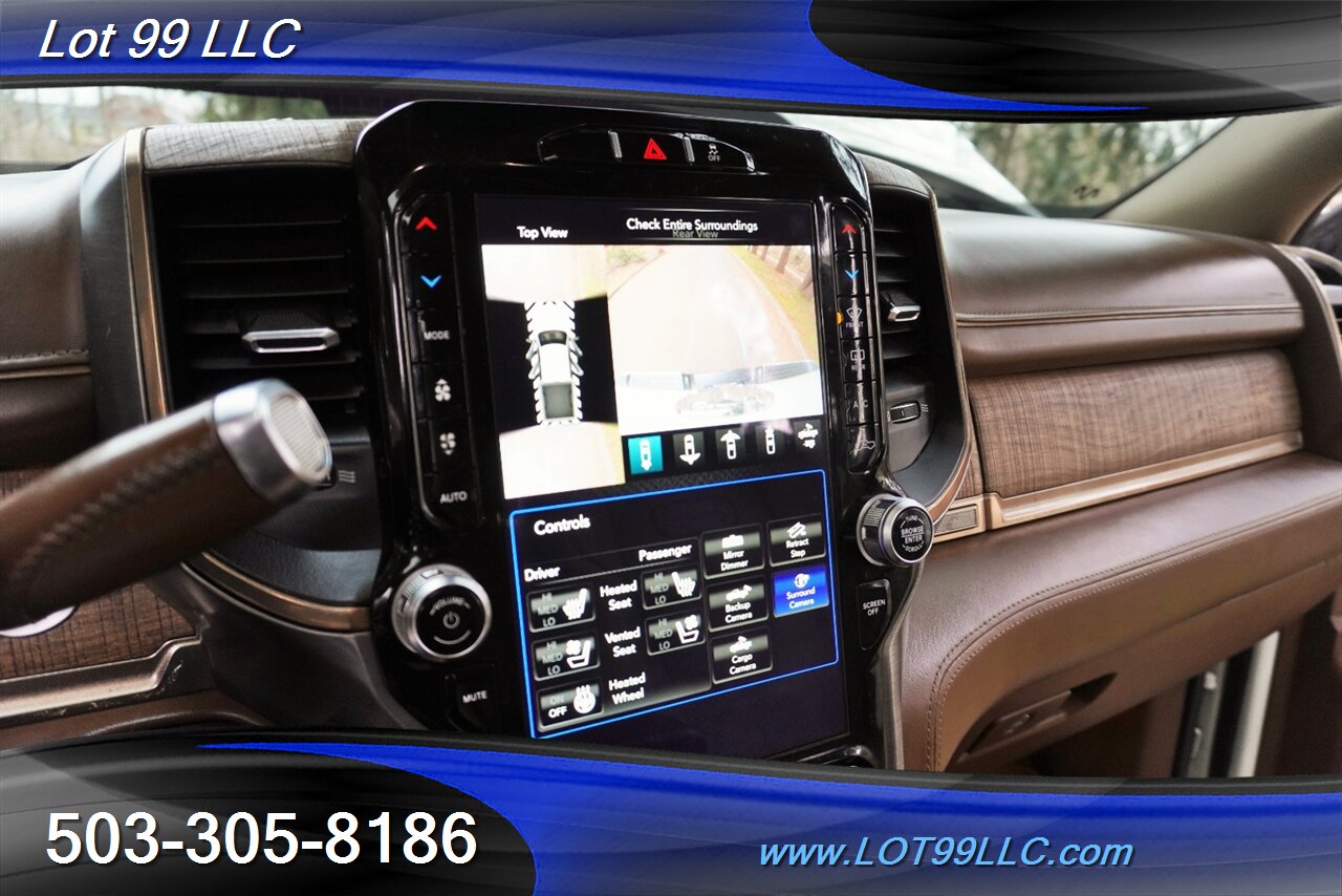 2019 RAM 3500 Laramie Longhorn 4X4 6.7L Cummins  ZONE OFF ROAD LIFT FOX SHOCKS 24X14 AMERICAN FORCES NEW 37S TIRES - Photo 28 - Milwaukie, OR 97267