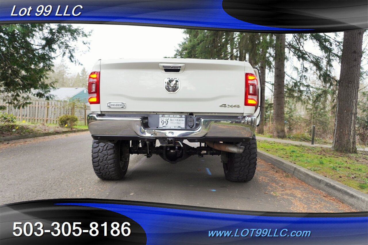 2019 RAM 3500 Laramie Longhorn 4X4 6.7L Cummins  ZONE OFF ROAD LIFT FOX SHOCKS 24X14 AMERICAN FORCES NEW 37S TIRES - Photo 32 - Milwaukie, OR 97267
