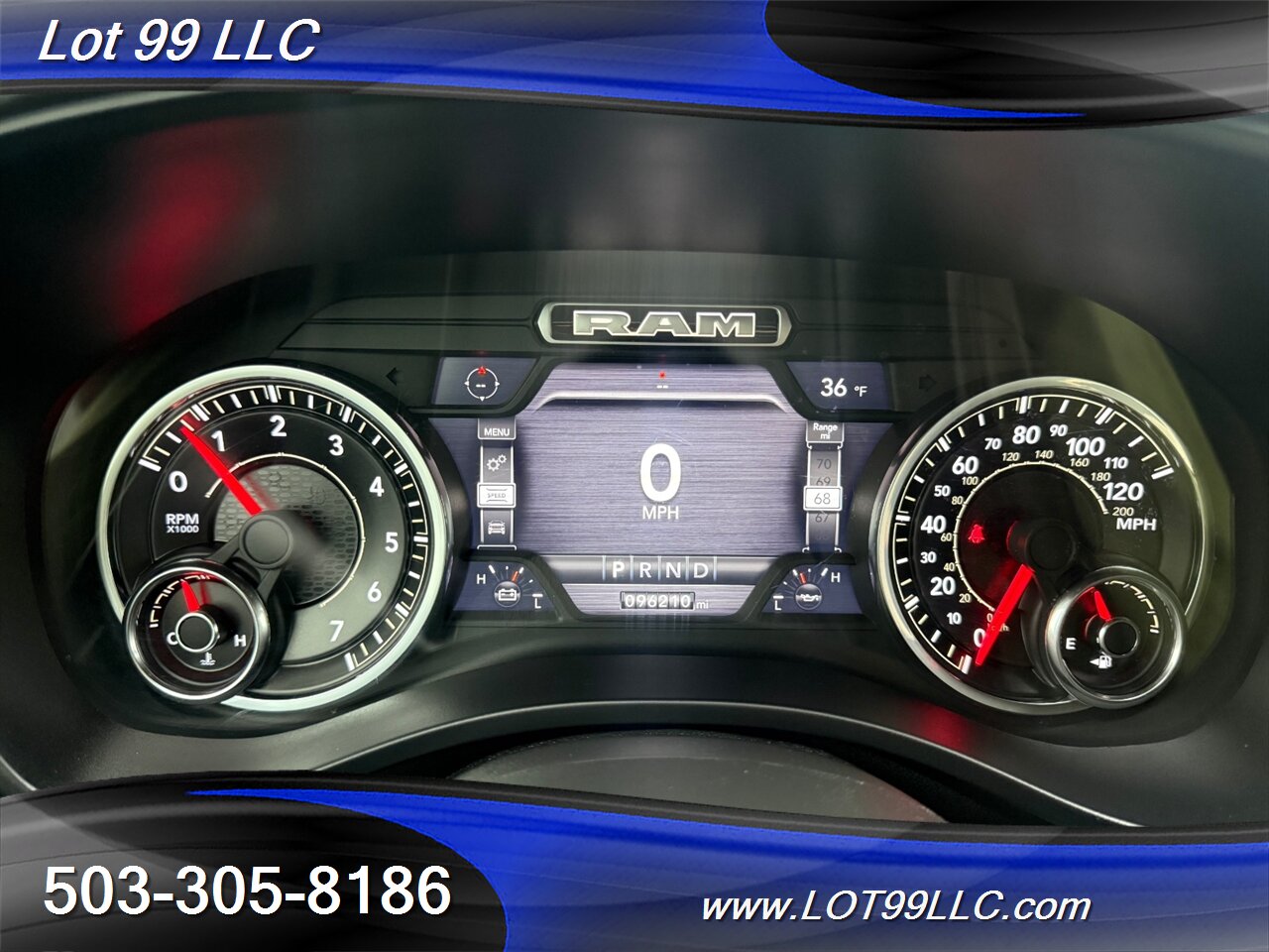 2019 RAM 1500 Big Horn Crew Cab 4x4 96k 5.7 Hemi  Heated Steering Wheel Heated Seats Tow Cam 20 " Nittos Adjustable Pedals - Photo 11 - Milwaukie, OR 97267