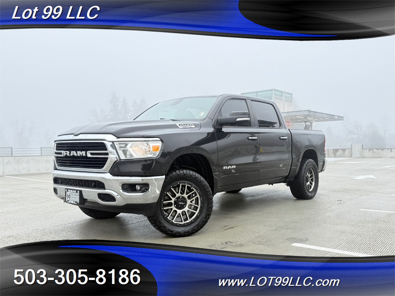 2019 RAM 1500 Big Horn Crew Cab 4x4 96k 5.7 Hemi  Heated Steering Wheel Heated Seats Tow Cam 20 " Nittos Adjustable Pedals - Photo 3 - Milwaukie, OR 97267