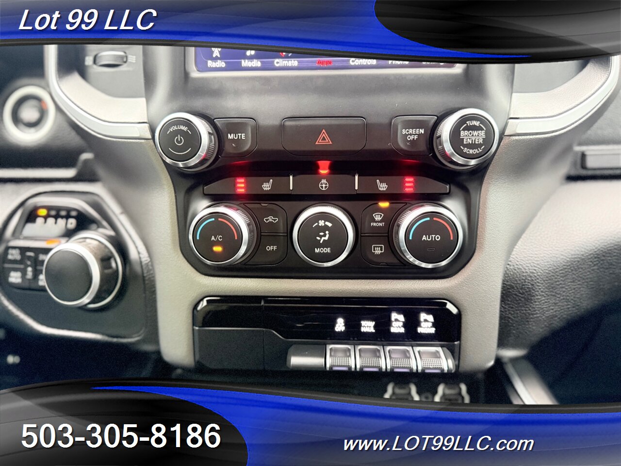 2019 RAM 1500 Big Horn Crew Cab 4x4 96k 5.7 Hemi  Heated Steering Wheel Heated Seats Tow Cam 20 " Nittos Adjustable Pedals - Photo 15 - Milwaukie, OR 97267