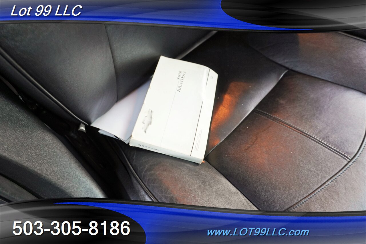 2012 Chevrolet Malibu LTZ Sedan 2.4L Auto Heated Leather Seats Moon Roof   - Photo 32 - Milwaukie, OR 97267