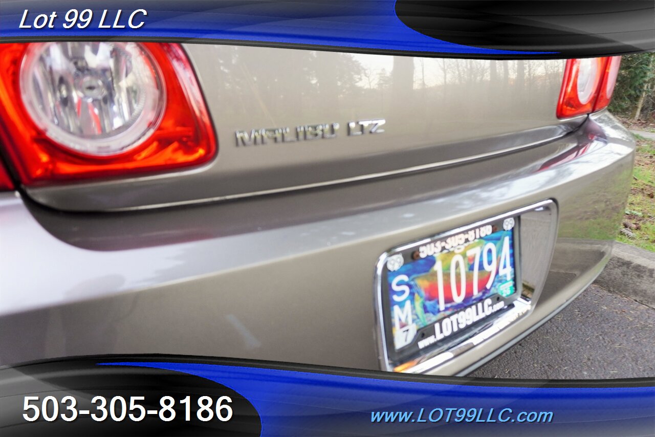 2012 Chevrolet Malibu LTZ Sedan 2.4L Auto Heated Leather Seats Moon Roof   - Photo 29 - Milwaukie, OR 97267