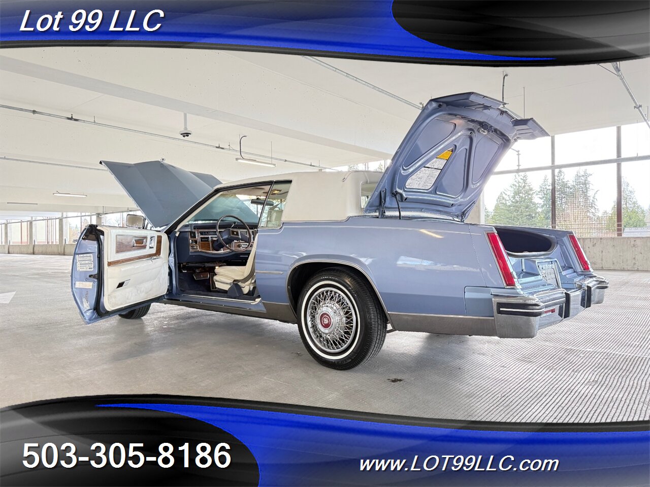 1983 Cadillac Eldorado Coupe 47k Miles 4.1L V8 White Leather FWD   - Photo 28 - Milwaukie, OR 97267