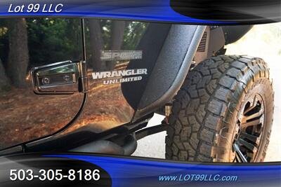 2010 Jeep Wrangler Unlimited Sport 4X4 V6 Auto LIFTED BLACK Wheels 35   - Photo 30 - Milwaukie, OR 97267