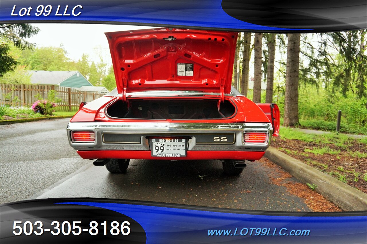 1970 Chevrolet Chevelle SS Coupe V8 396CI 4 SPEED MANUAL NUMBER MATCHING   - Photo 46 - Milwaukie, OR 97267