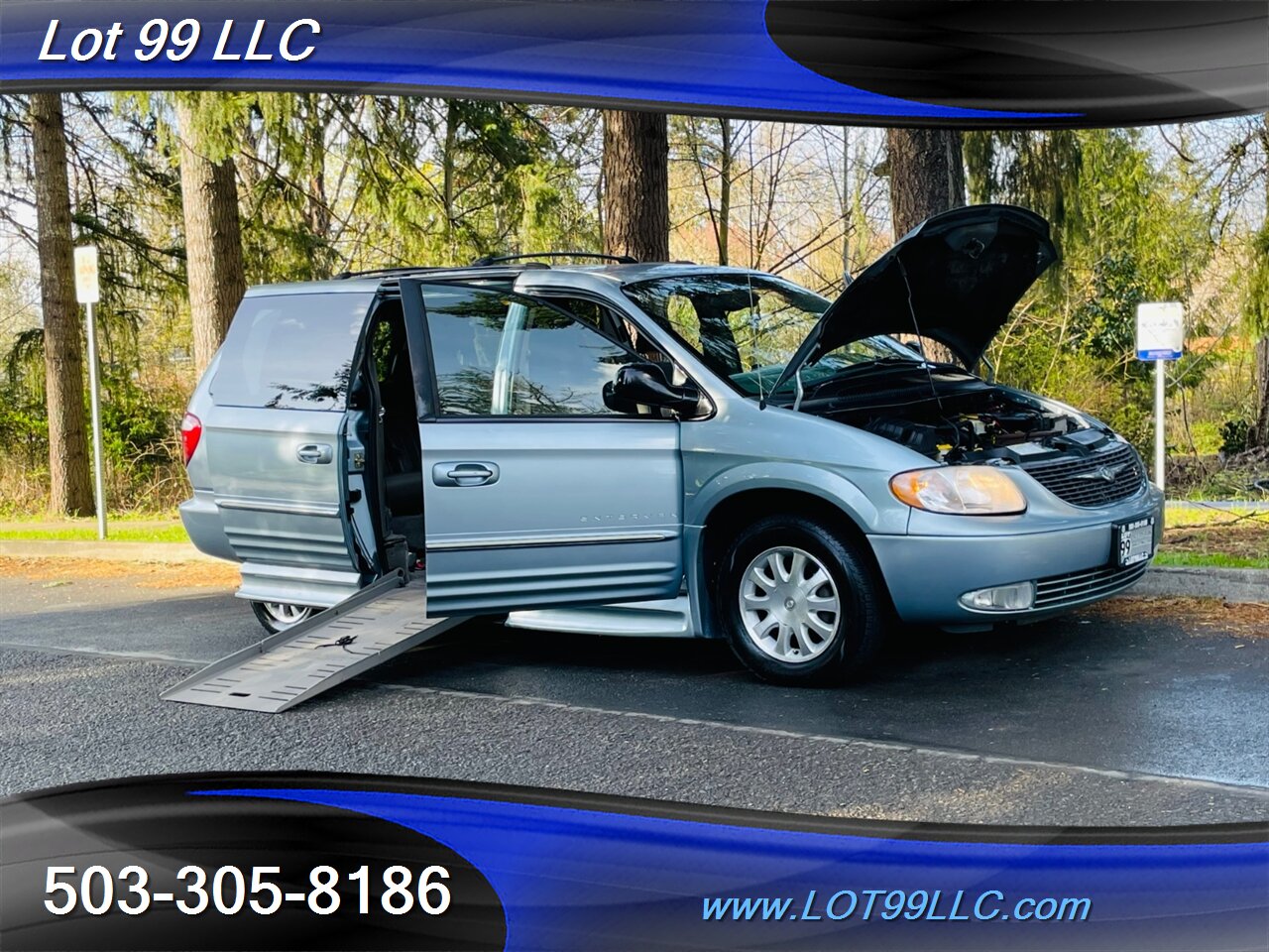2003 Chrysler Town & Country LXi WHEELCHAIR VAN Htd Leather Hand Controls   - Photo 51 - Milwaukie, OR 97267
