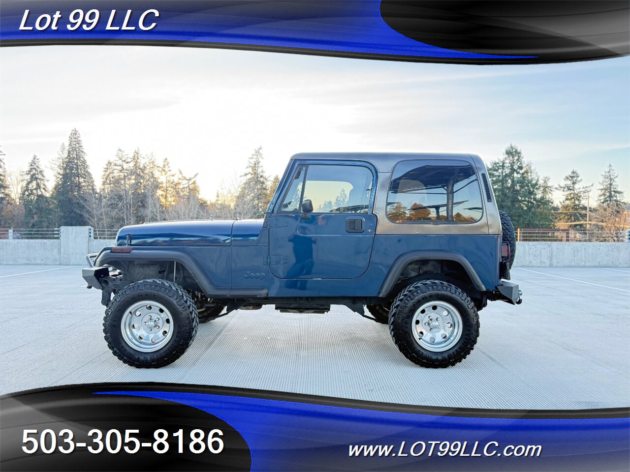 1992 Jeep Wrangler 4x4 Hard Top 4.0 I6 Auto New Wheels -Tires Leather **Auxiliary 2nd Heater Under Dash** - Photo 1 - Milwaukie, OR 97267
