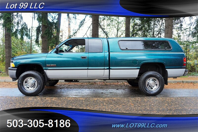 1999 Dodge Ram 2500 Laramie SLT 4x4 5.9L Cummins 5 Speed Manual  Long Bed NEW TIRES Local Trade Canopy