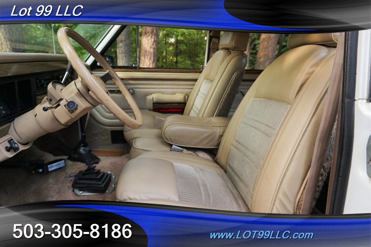 1990 Jeep Wagoneer Grand 4X4 6.5L Diesel Swap Auto Tan Leather BFG - Photo 13 - Milwaukie, OR 97267