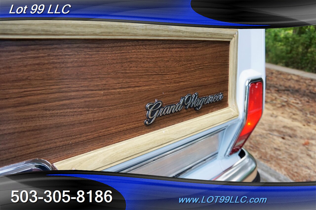 1990 Jeep Wagoneer Grand 4X4 6.5L Diesel Swap Auto Tan Leather BFG - Photo 35 - Milwaukie, OR 97267