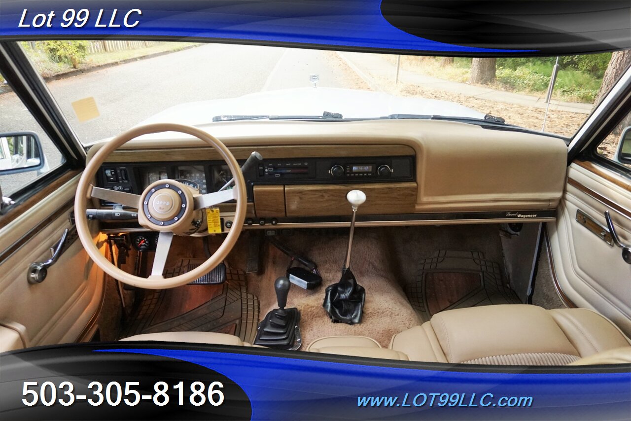 1990 Jeep Wagoneer Grand 4X4 6.5L Diesel Swap Auto Tan Leather BFG - Photo 2 - Milwaukie, OR 97267