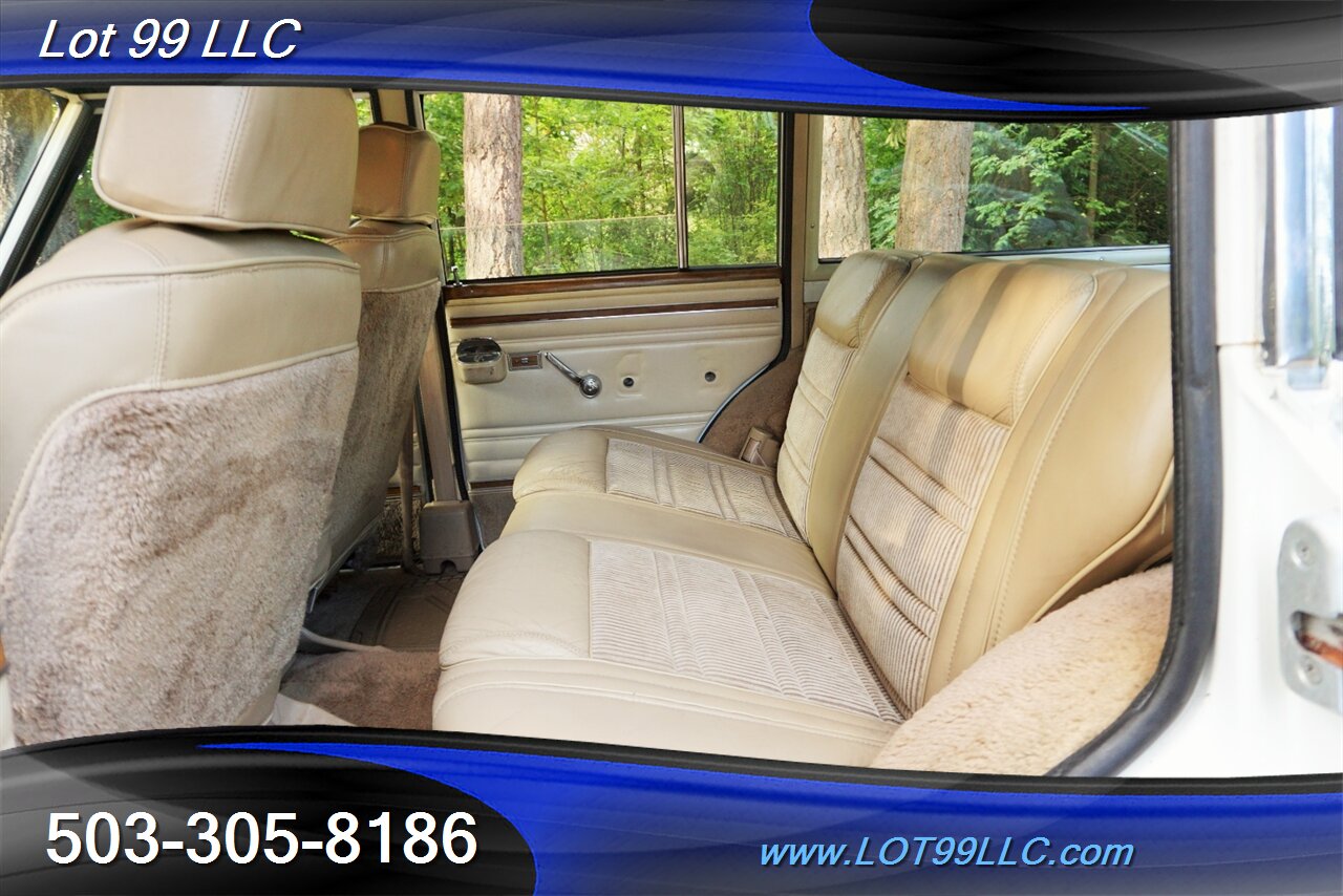 1990 Jeep Wagoneer Grand 4X4 6.5L Diesel Swap Auto Tan Leather BFG - Photo 14 - Milwaukie, OR 97267