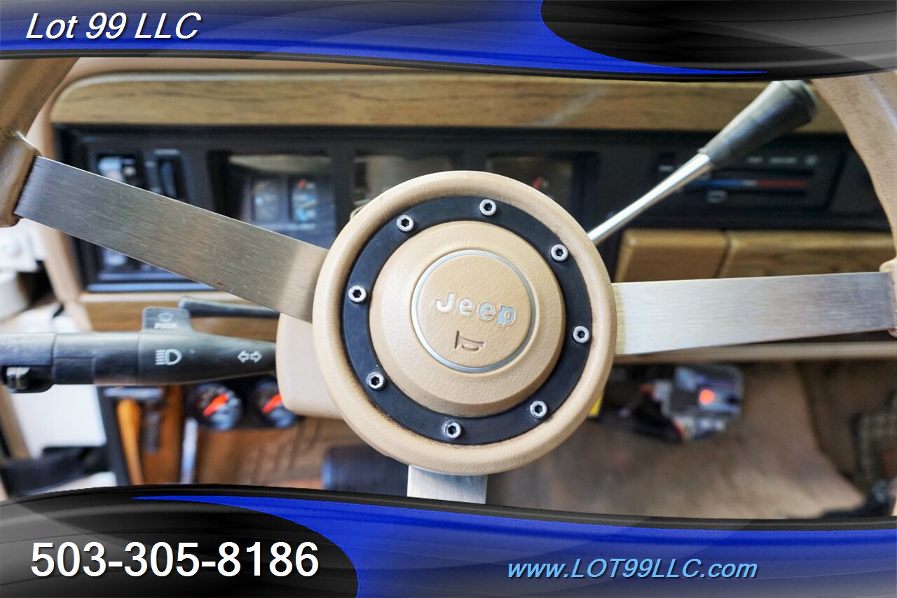 1990 Jeep Wagoneer Grand 4X4 6.5L Diesel Swap Auto Tan Leather BFG - Photo 24 - Milwaukie, OR 97267